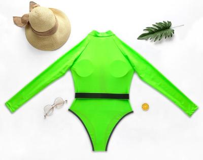 China Shine Swimwear Fluorescence Overalls Breathable Bikini, Sheer Women Swimsuit, Beach Wear Swimwear Women Color for sale