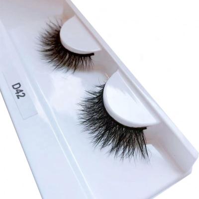 China Soft/3D super effective/could wear Mink Lashes Eyelashes Strip Private real 3d Mink Eyelashes Vendor label more than 30 times for sale