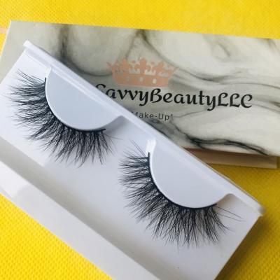 China Super Soft/Effective 3D/Could Wear Box Private Label Custom Packaging Mink 3d Mink Eyelashes Manufacturer Over 30 Times for sale