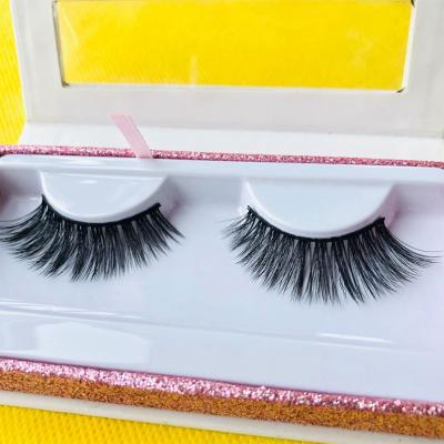 China Soft / Super 3D Effective / Could Wear More Than 30 Times Faux Mink Eyelashes Private Label Vendor Wholesale Fake Mink Eyelash Packaging Box for sale