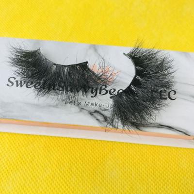 China Soft/3D extra long/super effective/was able to wear more than 30 times Wholesale 3d Mink Eyelashes Mink Extra Long 25mm fluffy Mink Full Lashes for sale