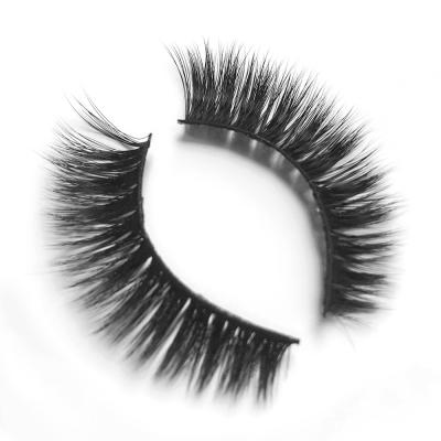 China Soft/Super 3D Effective/Could Wear Over 30 Times Customized Logo Private Label 100% Real 3D Mink Strip False Eyelash 3d Mink Eyelashes Vendor for sale