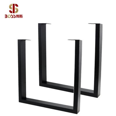 China Industrail Modern Simple Thick Paint Metal Table Legs Dining Table Bracket Iron Shelf Office Conference Table Stand Manufacturers for sale