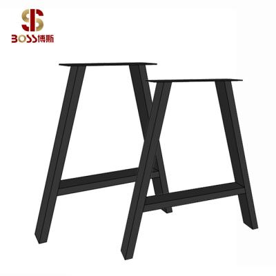 China Industrail Style Modern Simple Metal Conference Table Legs Modern Industrial Dining Table Metal Legs for sale