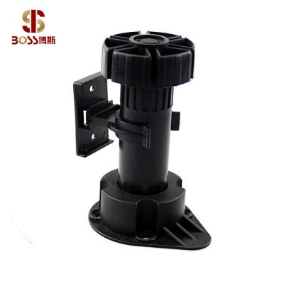 China Plastic Cabinet Furniture Adjustable Leg Plastic Removable Cabinet Feet For Sideboards for sale