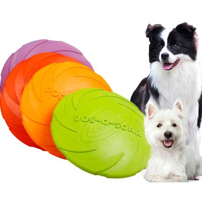 China Factory Direct Sale Low MOQ Stocked Premium Pet Products Dog Effort Toys Flight Discs Outdoor Training for sale