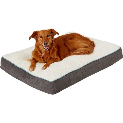 China Amazon Sale Dog Bed Mat Large Thick Living Room Durable Warm Luxury Plush Cushion Washable Calming Bedding For Dogs for sale