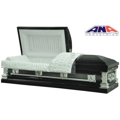 China American Style ANA China Wholesale Adult Funeral Supply Standard 18ga Metal Casket Steel Casket for sale