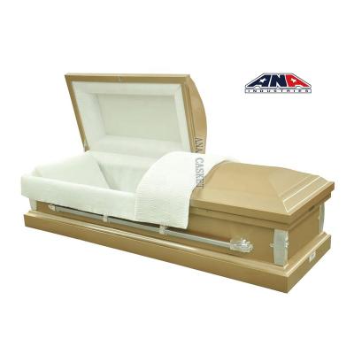 China ANA Low Price Hot Sale American Style 22 GA Steel Casket Casket With Sample for sale