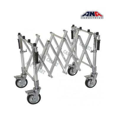 China American Coffin Accessories ANA Style Coffin Lifter High Quality Adjustable Church Trolley for sale