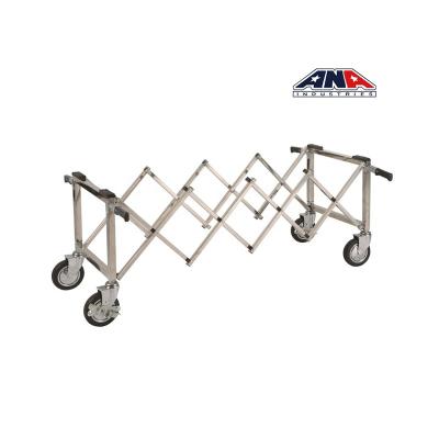 China American Wholesale Manufacturers Funeral Equipment Aluminum Casket Coffin Trolley ANA Style for sale