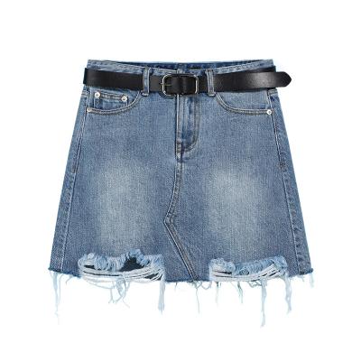 China New Design 2022 Breathable Fashionable Mini Jeans Summer Trendy Casual Clothes Shorts Women's Denim Skirt for sale