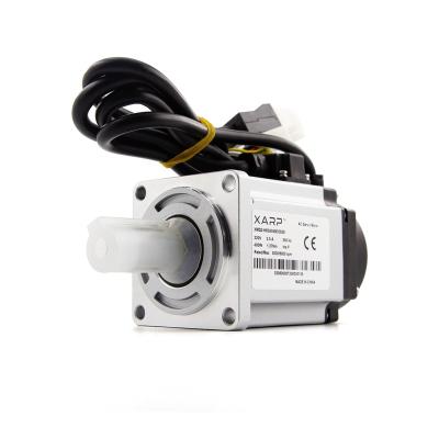 China Waterproof CNC Servos 60mm 400W 220V 2.8A 1.27N.m 3000RPM 17bit single phase servo motor driver kit for sale