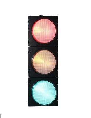 China PC Material 200mm 300mm High Flush 400mm / High Power RYG Full Ball Traffic Light for sale