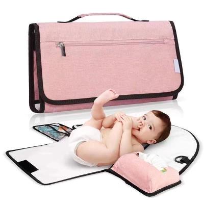 China Amazon Universal Waterproof Baby Change Hanging Pilch Stroller With Portable Wet Cloth Baby Diaper Pad CPURP31 for sale