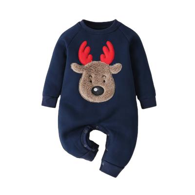 China High Quality 100% Cotton Christmas Tops Baby Bottles Baby T-Shirt Baby Romper for sale