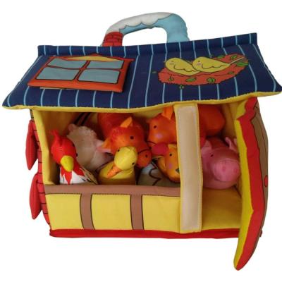 China BMT3195037 Kids Farm House Toys Barn Toy Stuffed Plush Play Animal Play Toy for sale