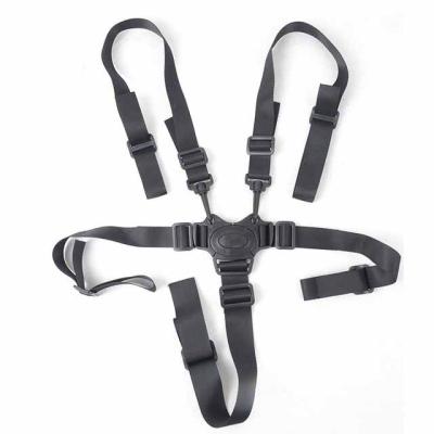 China Fashionable Good Quality 5 Point Baby Seat Belt Clip Car Accessories Seat Belt For Baby Stroller Or Go Kart Buckle Strap for sale