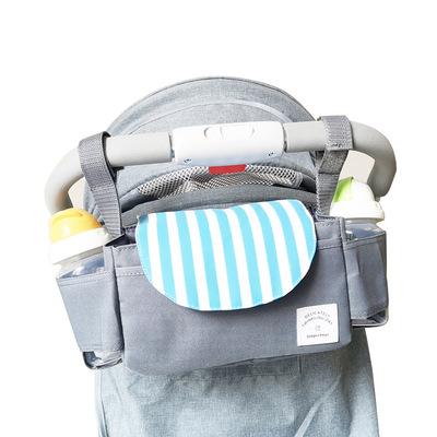 China Tramps Baby Stroller Hanging Travel Bag Organizer with Nursing Bottle Holder Diaper Bag Multifunctional Organizer Stroller Bag for sale