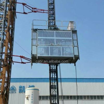 China Construction lifter elevator building passenger hoist price for sale