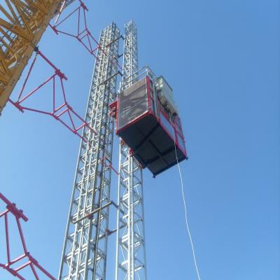 China VFD Speed Passenger Material Hoist For Lifting Material And Passenger for sale