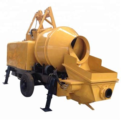 China Top Sale Mini Mortar Pump Machine Diesel Engine Type Pipe Distribute Valve Concrete Mixer Pump With Good Quality for sale