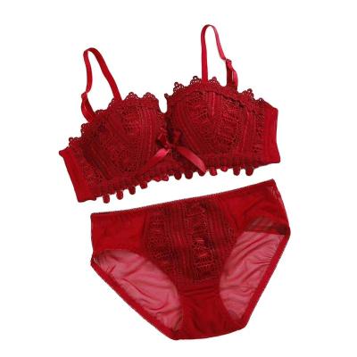 China QUICK DRY Colorful Underwear Women's Small Lace Chest Push Up Girl's Comfortable Sexy Bra Fit for sale