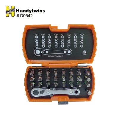 China Slim S2 26 Pcs Mini Bit Ratchet Screwdriver Wrench Set for sale