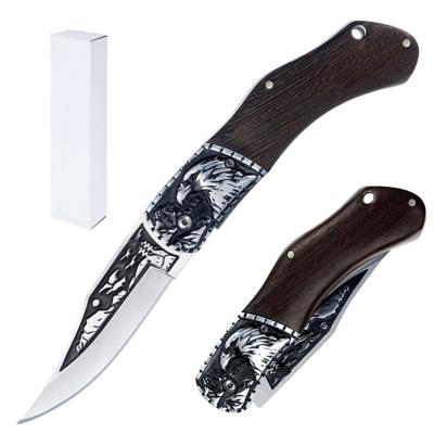 China Outdoor Tactical Open Slide Bushcraft EDC Survival Camping Best Hunting Folding Pocket Combat Knife Military Knives Blades Wholesale for sale