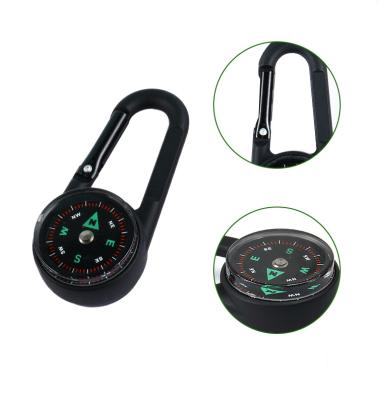 China Portable Mini Compass Double Sided Metal Climbing Waterproof Camping Compass Survival Light Hiking Compass for sale