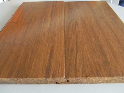 China Click lock Carbonized Strand Woven Bamboo Flooring for sale