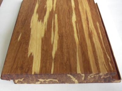 China Tigerwood Strand Woven Bamboo Flooring, Click lock for sale