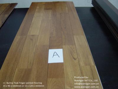 China Finger-Jointed Solid Wood Flooring for sale