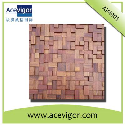 China antique wood mosaic tiles for indoor wall/background decoration for sale