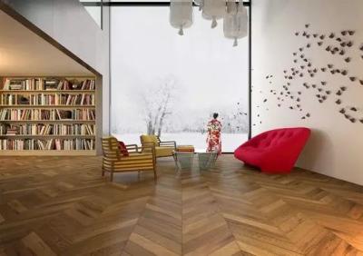 China High-end quality Chevron Parquet Flooring for sale