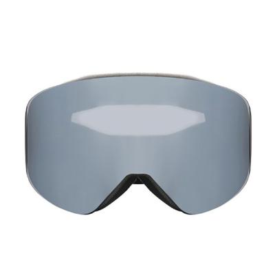 China Skiing OEM Anti-fog UV400 Sport Eyewear Magnetic Interchangeable Lens TPU Frame Custom Ski goggles for sale