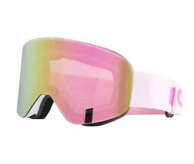 China Windproof New Design UV400 Custom Winter Snowboard Sport Eyewear Ski Goggles Fog Magnetic Lens Snow Glasses OTG for sale