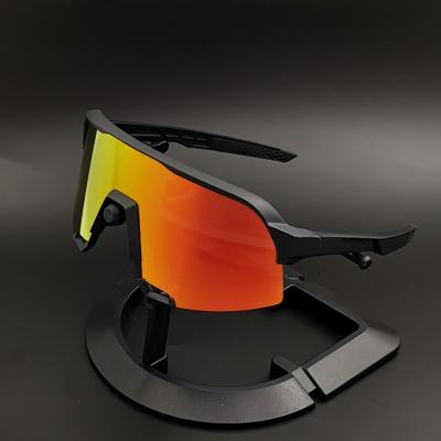 China Windproof Factory Direct Sale Custom LOGO Sport Sunglasses Designer Bicycle Glasses Men Outdoor Sports Sunglasses for sale