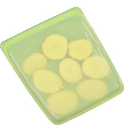 China 1000ml Food Grade Silicone Food Grade Silicone Storage Viable Storage Bag Reusable Freshness Storage Bag for sale