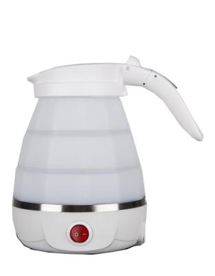 China Silicone Rotation Folding Electric Travel Home Hotel Home Hotel Base 360 ​​Degree Foldable Kettle With 100-240V Wide Voltage for sale