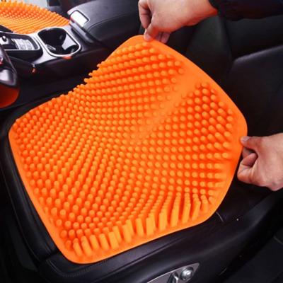 China Cute Cool Memory Silicone Car Cushion With Massage Function for sale