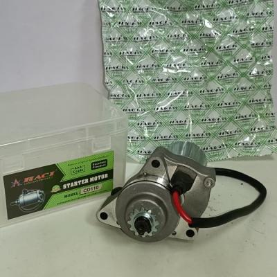 China CD110 Motorcycle Starter Motor Aluminum Motorcycle Spare Parts for sale