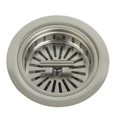 China Durable Kitchen Sink Accessories Drain 304 Stainless Steel Kitchen Sink Strainer Durable Home Sink Waste for sale