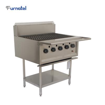 China Luxury Hotel Series Full Size Adjustable Equipment Commercial Outdoor Stainless Steel Gas BBQ Grill for sale