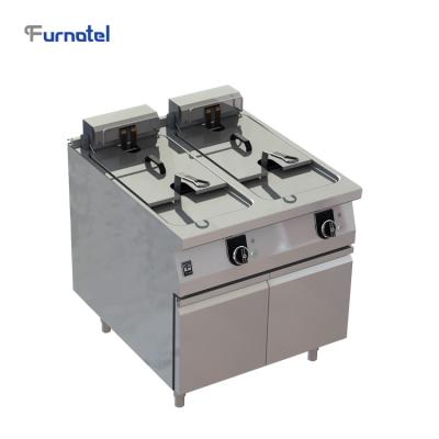 China Hotels 900 Series Luxe Frying Machine Commerical Electric Fryer With Cabinet for sale