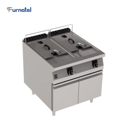 China Professional Commercial Luxe 900 Series Hotels Gas Fryer Machine With Cabinet for sale