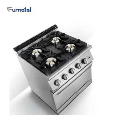 China Furnotel Traditional 700 Series Gas Cooking Range Free Standing Stove 4 Burner With Oven for sale