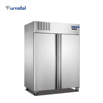 China Hotels 1000 Liter Commercial Vertical Refrigerator Freezers Stainless Steel Refrigeration Equipment for sale