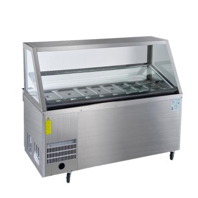 China Single-temperature CE Commercial Restaurant Equipment Salad Sandwich Display Fridge for sale