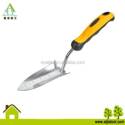 China Polished Stainless Steel Garden Tipper Polished Hand Tool With TPR Handle for sale